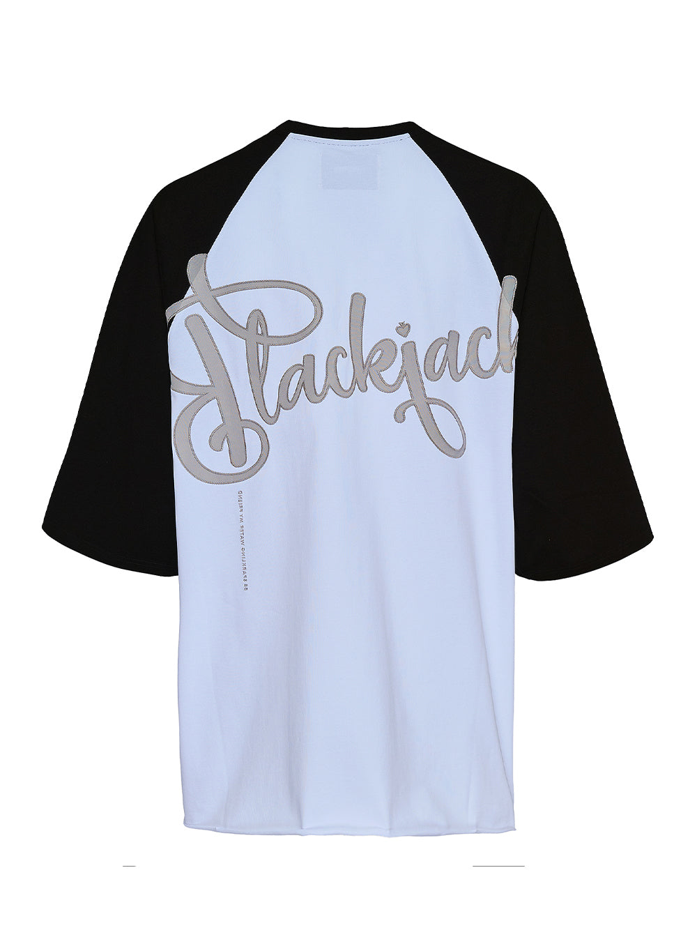 Jumbo Baseball Tee (White/Black)