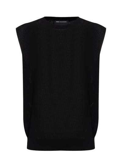 Y-3 Graphic Knit Vest Black