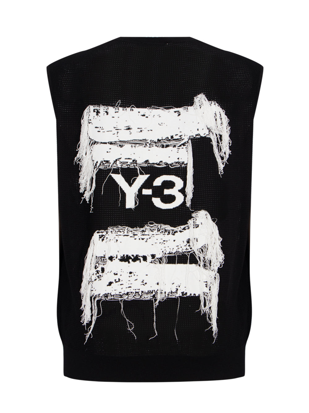 Y-3 Graphic Knit Vest Black