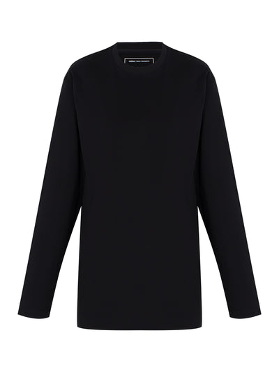 Y-3 Graphic Long Sleeve Tee Black