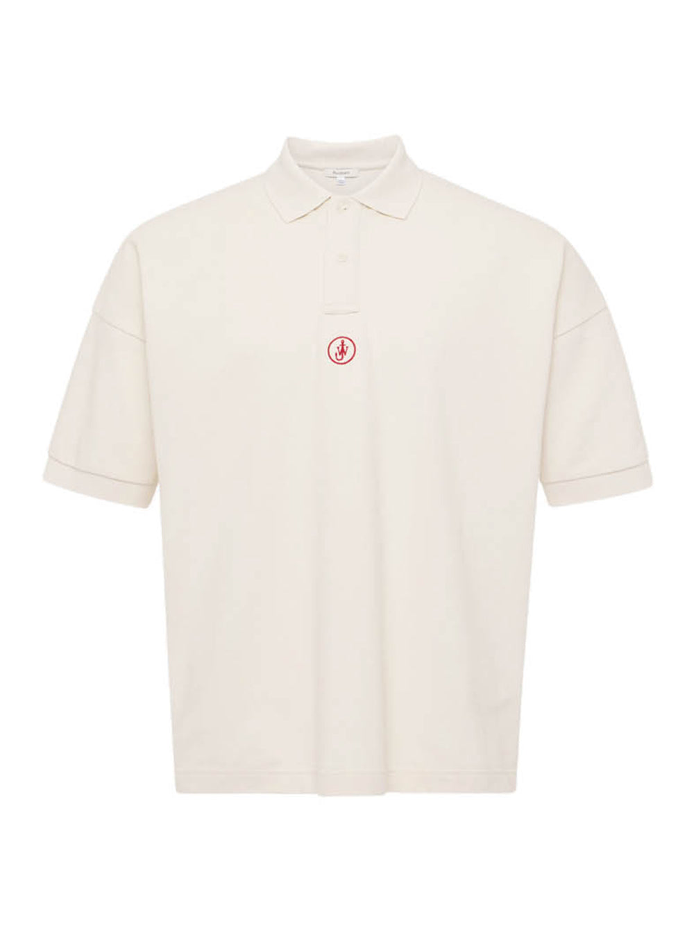 Anchor Embroidery Polo Off White