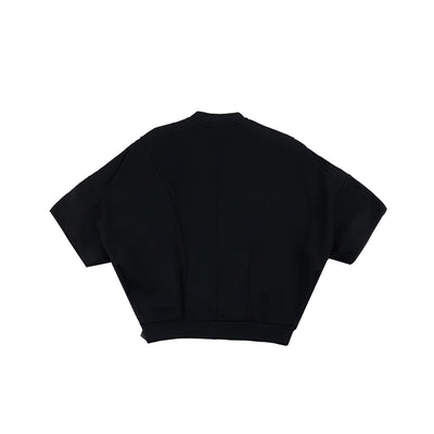 Sweatshirt With Emphasised Back Black