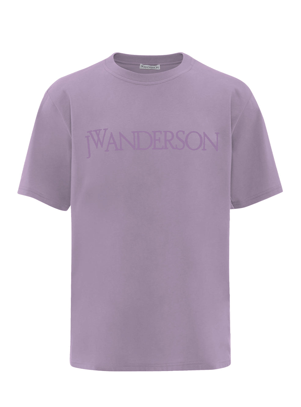 Logo Embroidery T-shirt Purple