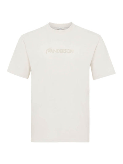 Logo Embroidery T-Shirt Off White