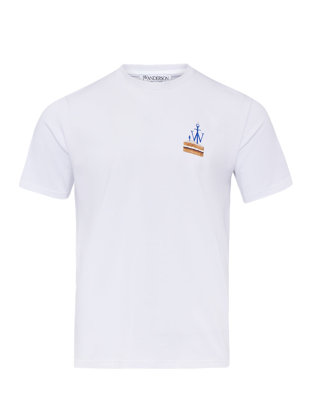 Window Embroidery T-Shirt White