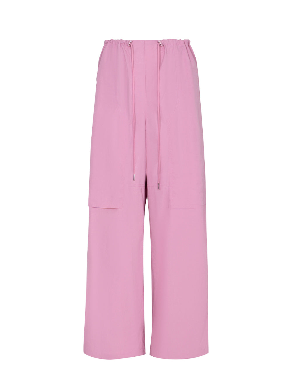 Washed Carpenter Detail String Pants (Pink)