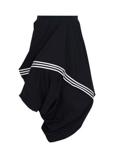 Y-3 Nylon Skirt 3-Stripes Black