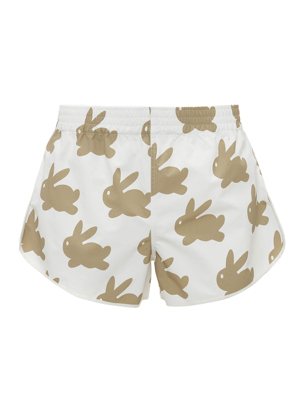 JW Anderson All Over Bunny Running Shorts (White/Ivory)