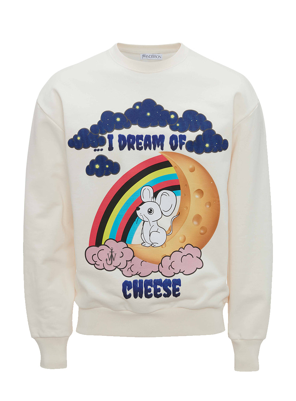 I Dream Of Cheese Sweatshirt Off White