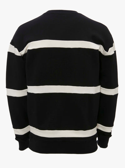 Stripe Sweatshirt Black/Natural