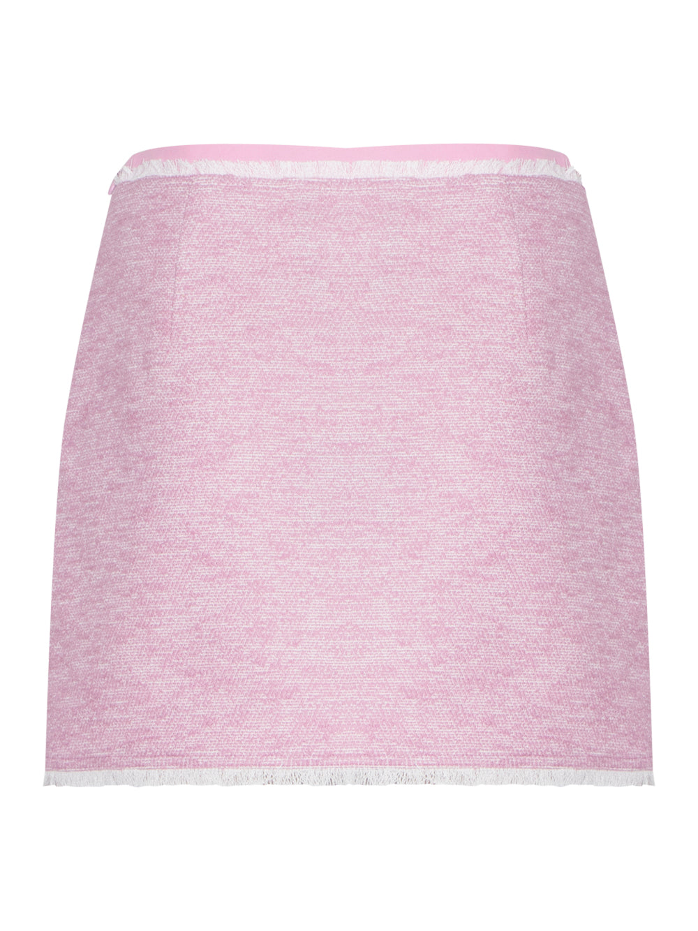 Tweed Mini Skirt Pink