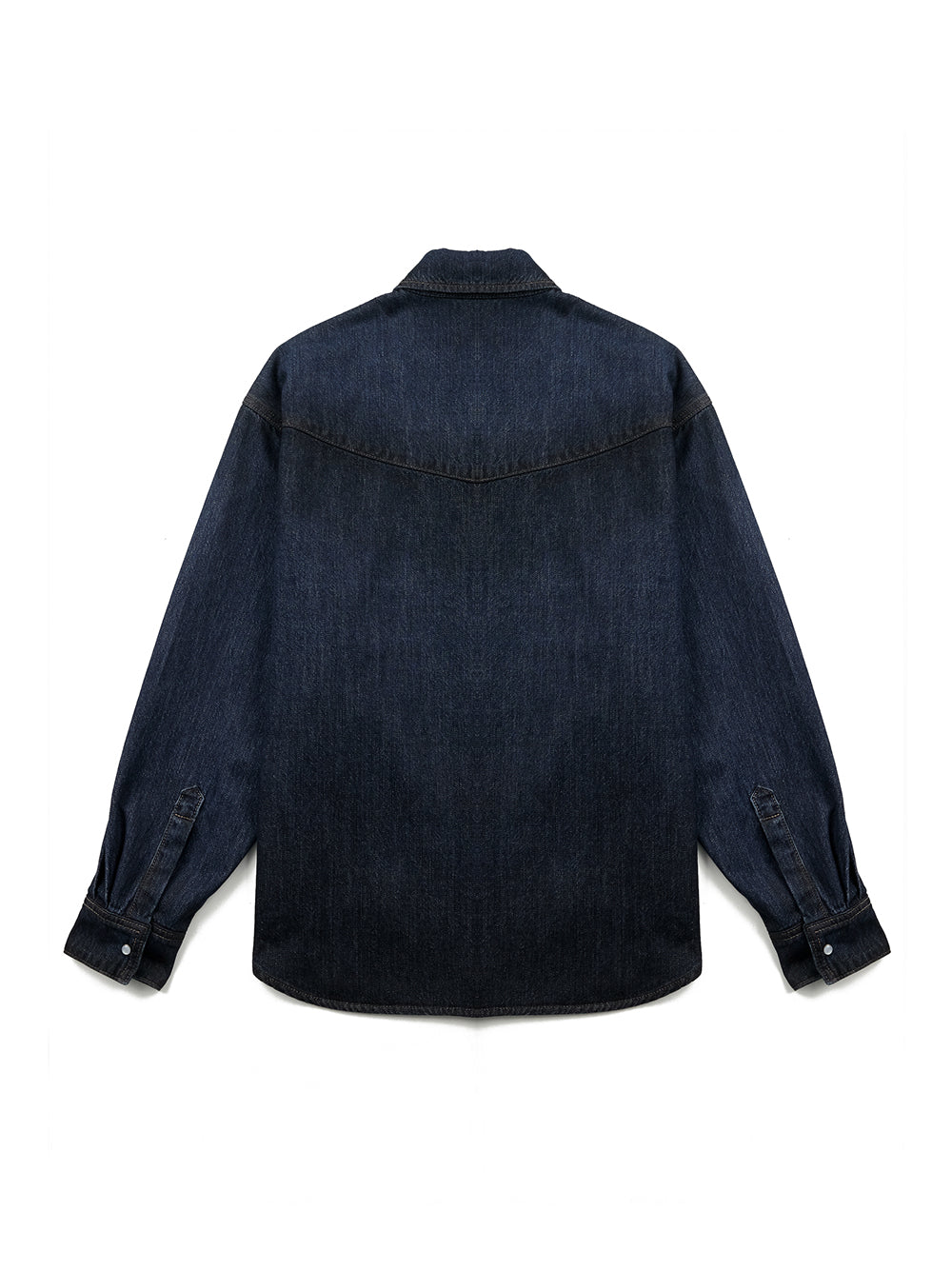 Western Denim Shirt Blue