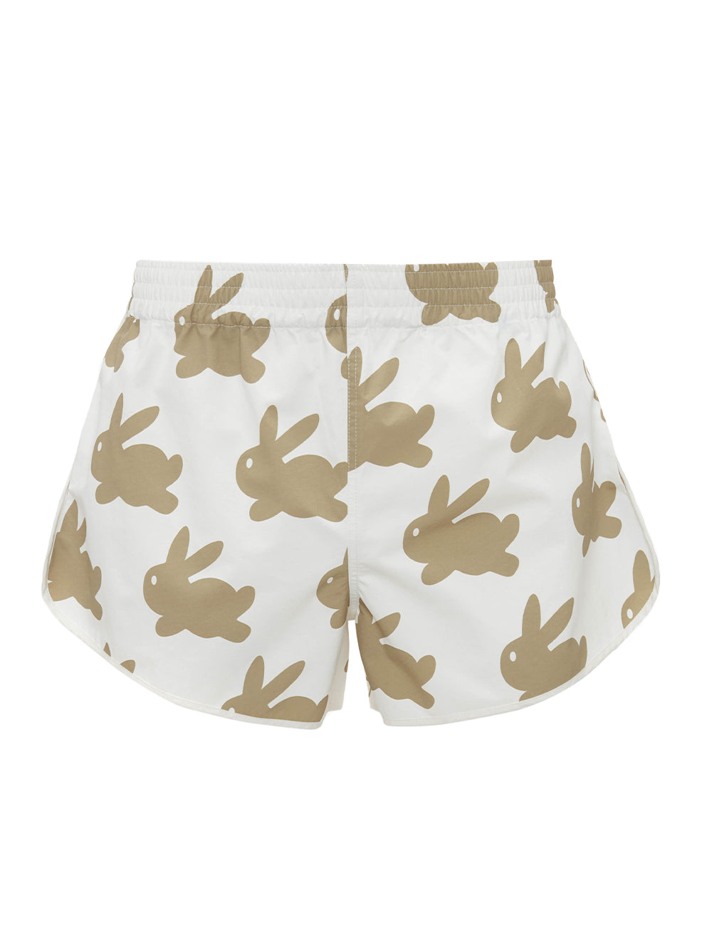 All Over Bunny Running Shorts (White/Ivory)