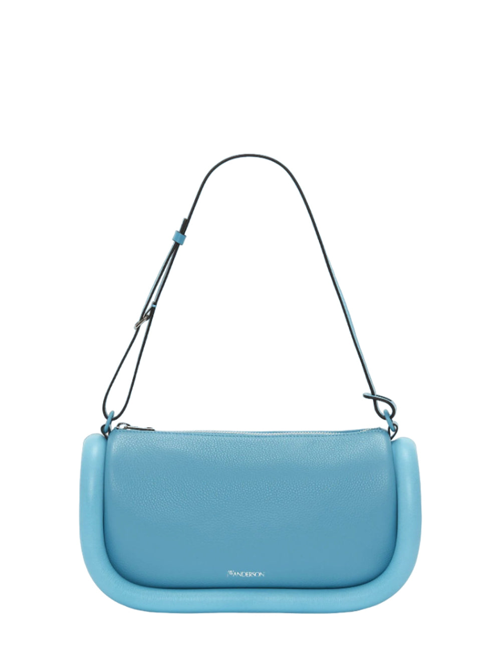 Bumper-15 -Leather Crossbody Bag with Additional Webbing Strap (Turquoise)