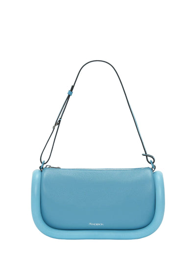 Bumper-15 -Leather Crossbody Bag with Additional Webbing Strap (Turquoise)
