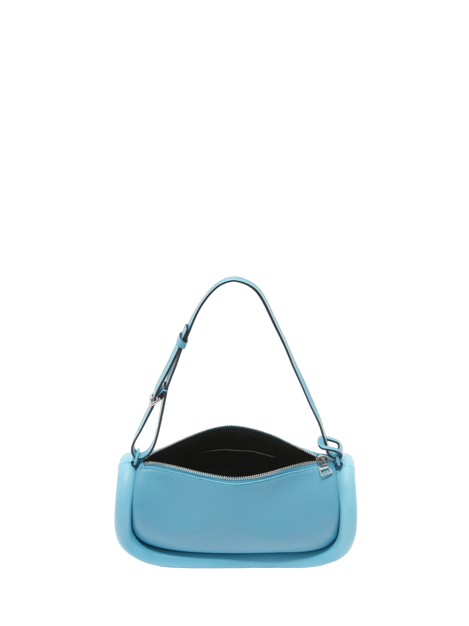 Bumper-15 -Leather Crossbody Bag with Additional Webbing Strap (Turquoise)