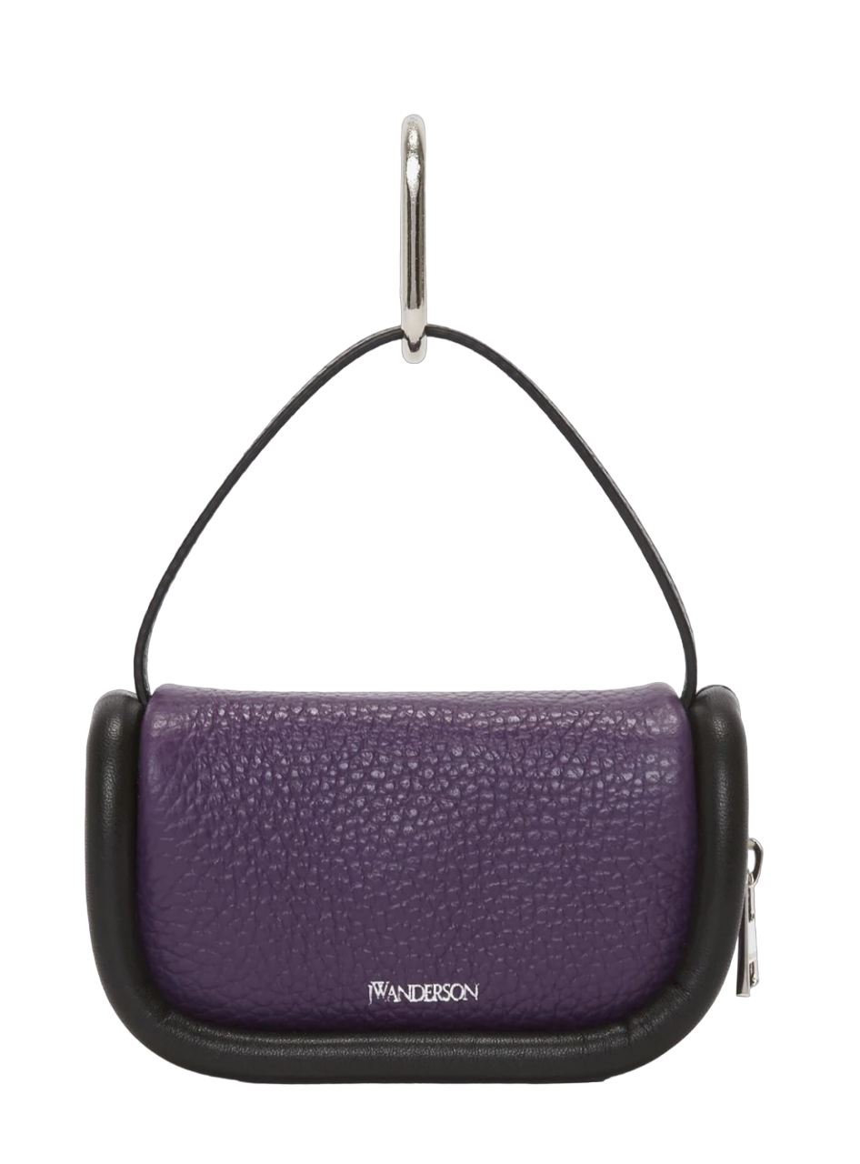 Bumper-7-Leather Micro Bag (Purple/Black)