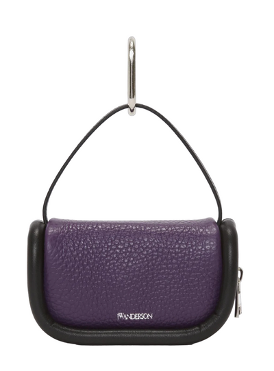 Bumper-7-Leather Micro Bag (Purple/Black)