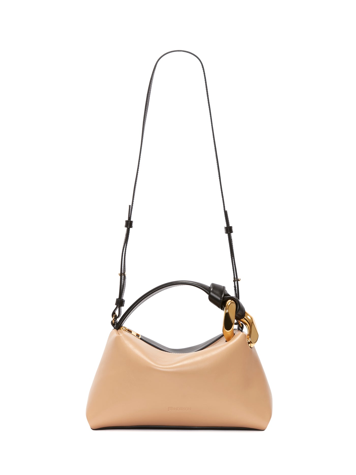 JWA Corner Leather Bag (Champagne/Black)