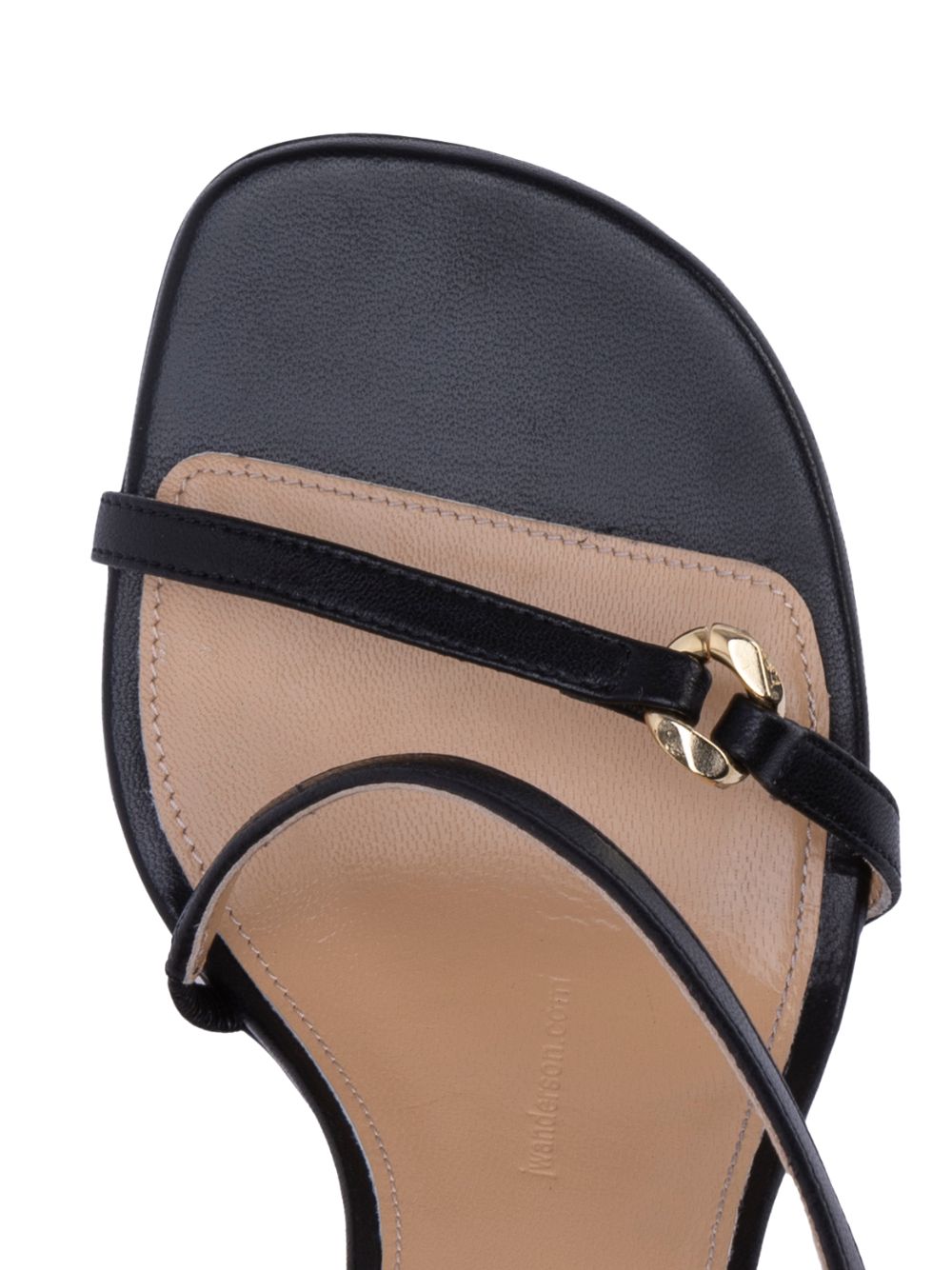 Bubble Heel Sandal (Black)