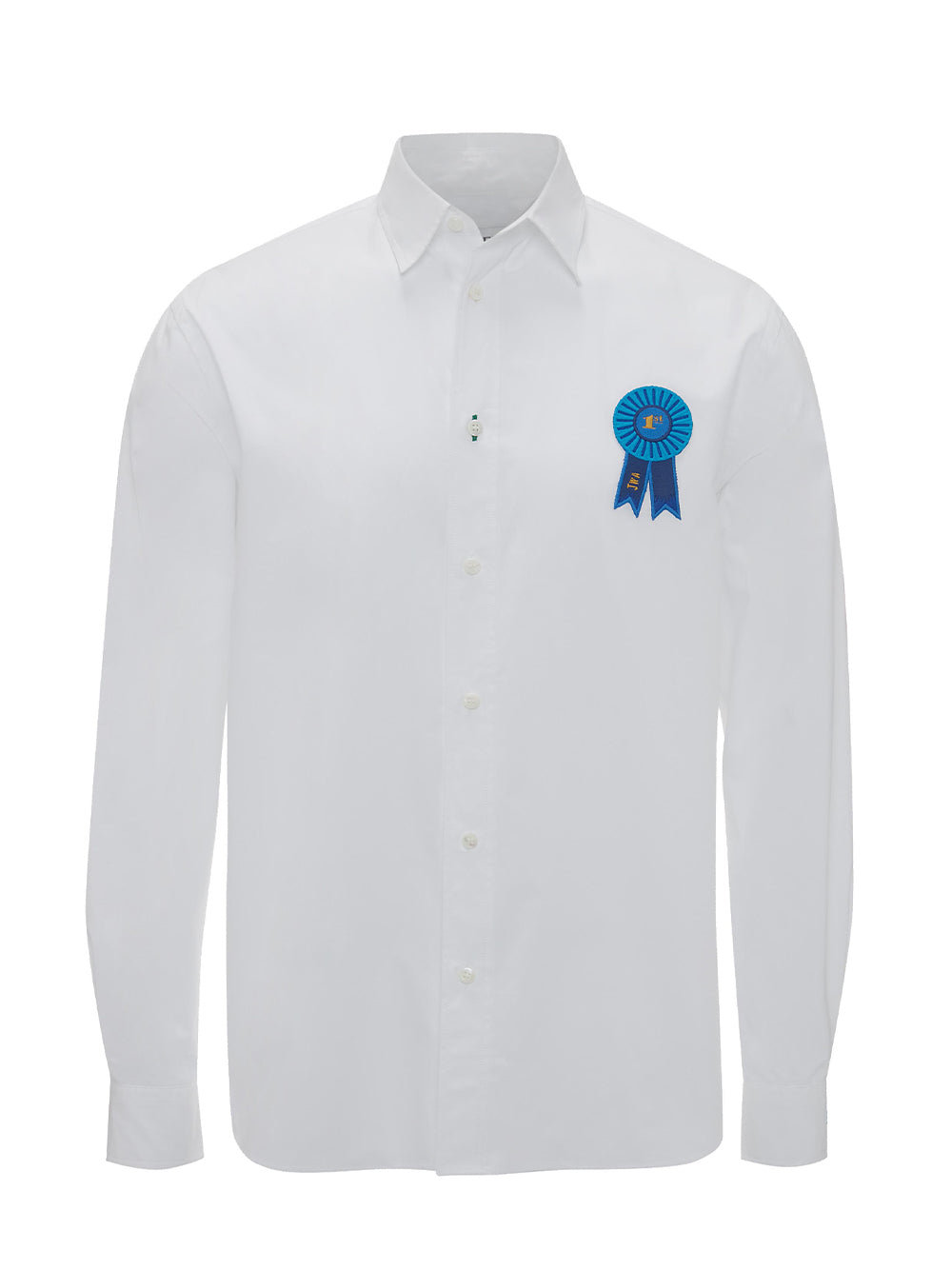 Classic Rosette Printed Shirt (White)