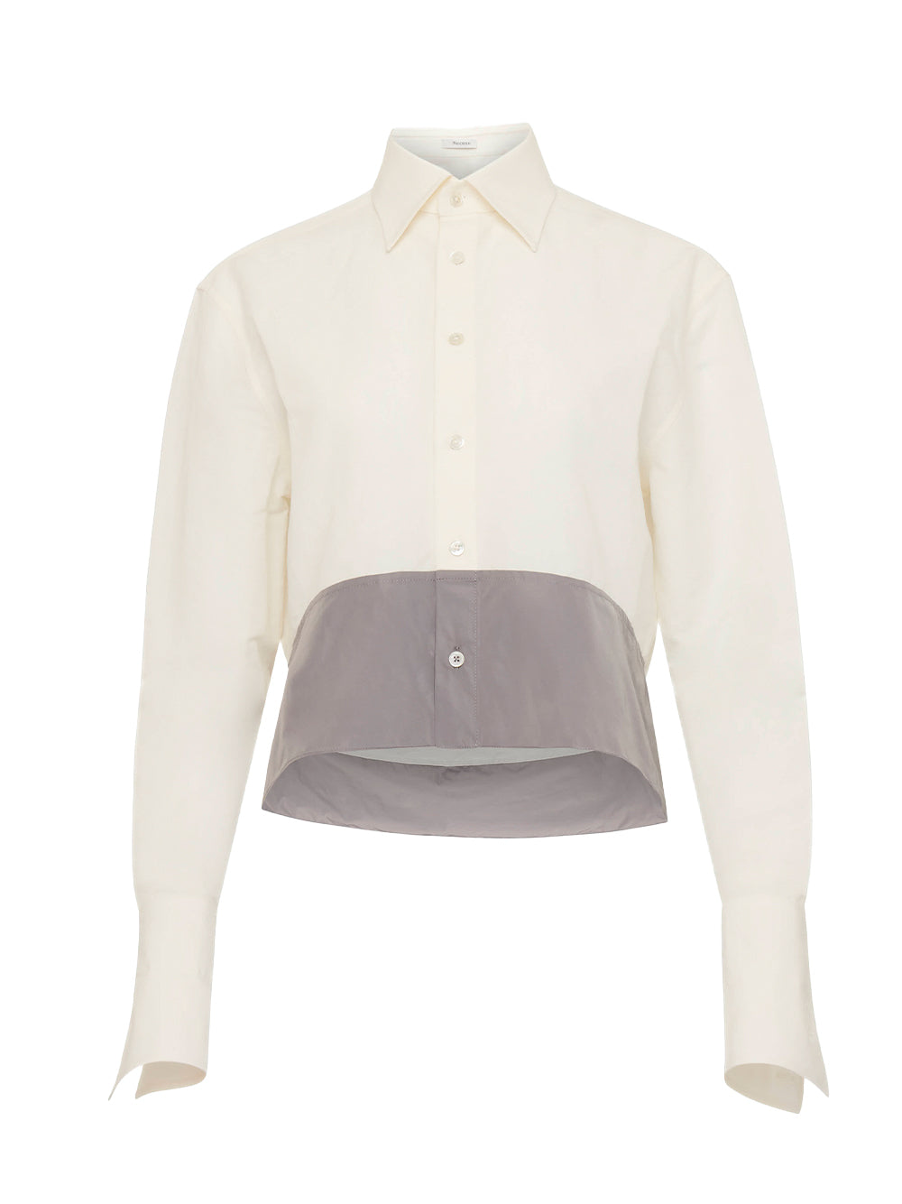 Color-Block Shirt (Ivory)