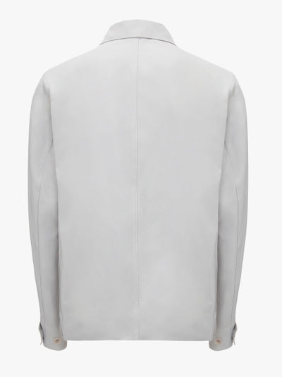 Contrast Seam Workwear Jacket (Dove Grey)