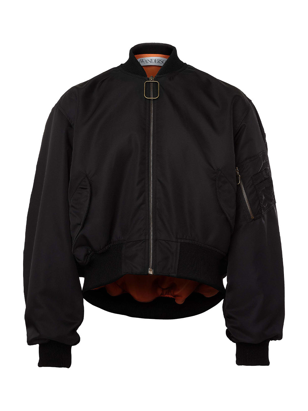 Curved Hem Bomber (Jacket Black)