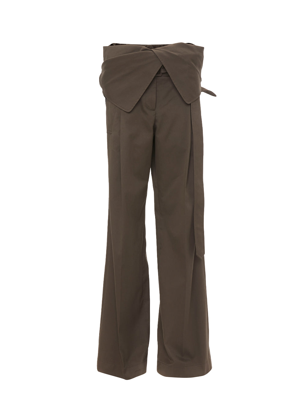 Fold Over Trench Trousers (Smoke)