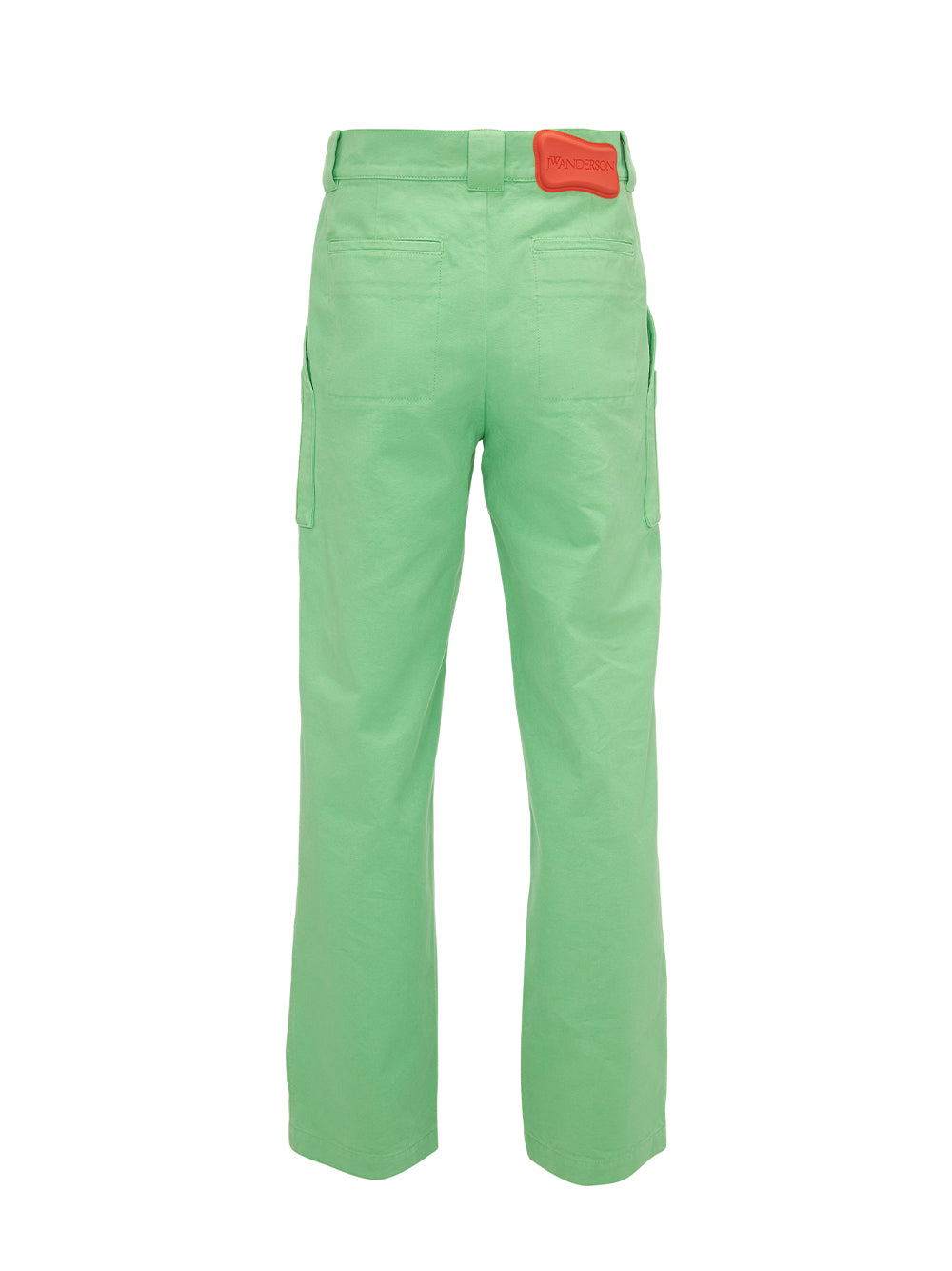Garment Dyed Cargo Trousers (Lime Green)