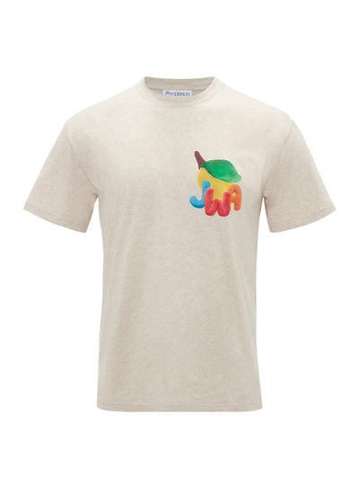 JWA Lemon Print T-Shirt (Oatmeal Melange)