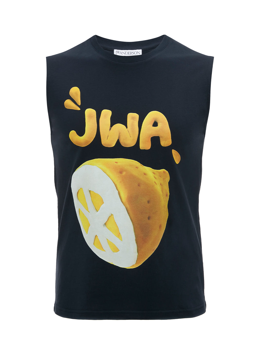 JWA Lemon Print Tank Top (Navy)