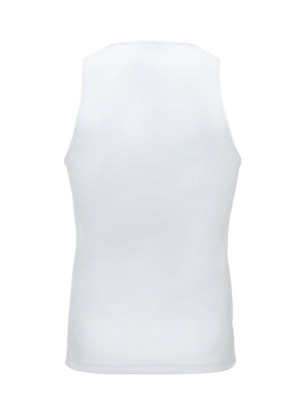 Logo Embroidered Tank Top (White)