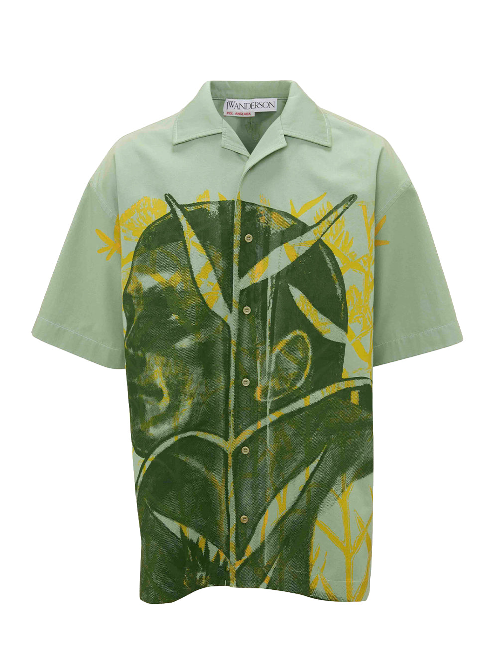 Pol Print Short Sleeve Shirt (Green)