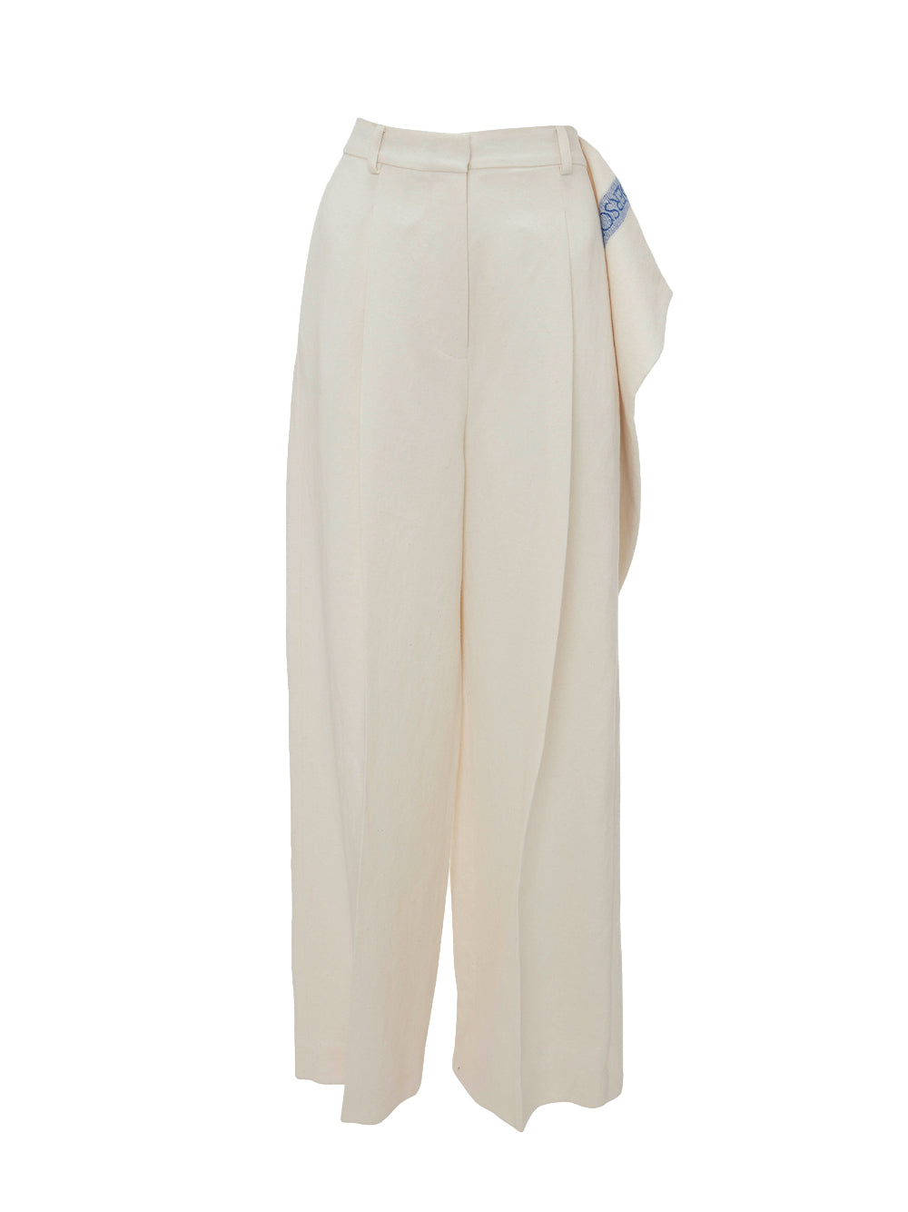Side Panel Trousers (Cream)
