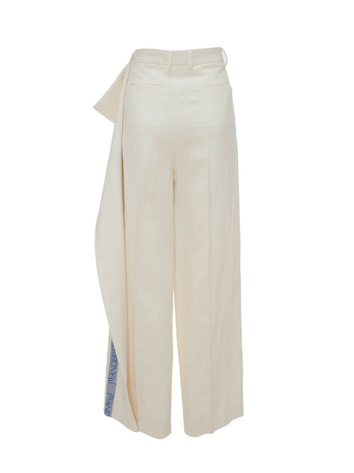 Side Panel Trousers (Cream)
