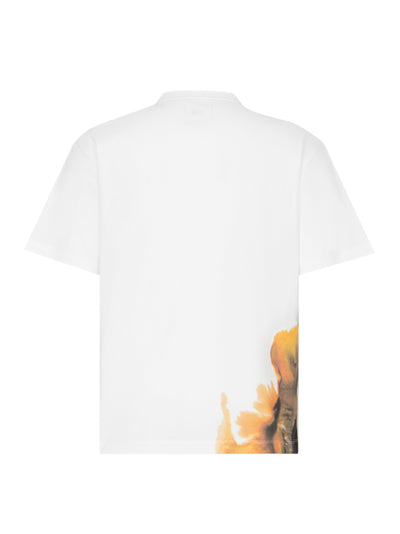 Y-3 Aop Short Sleeve Tee Core White