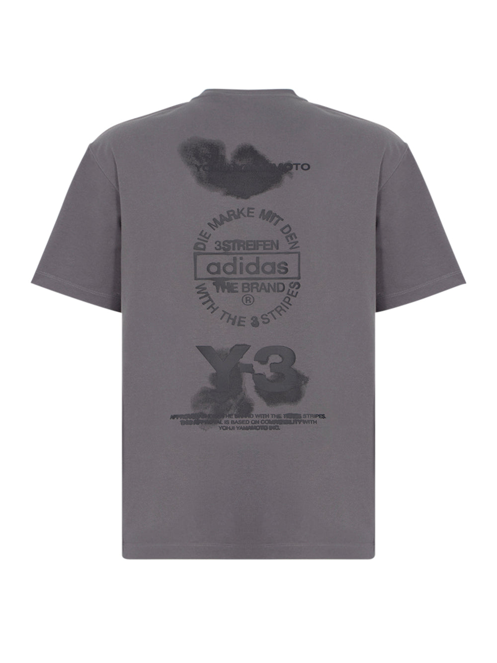 Y-3 Graphic Short Sleeve Tee Granite