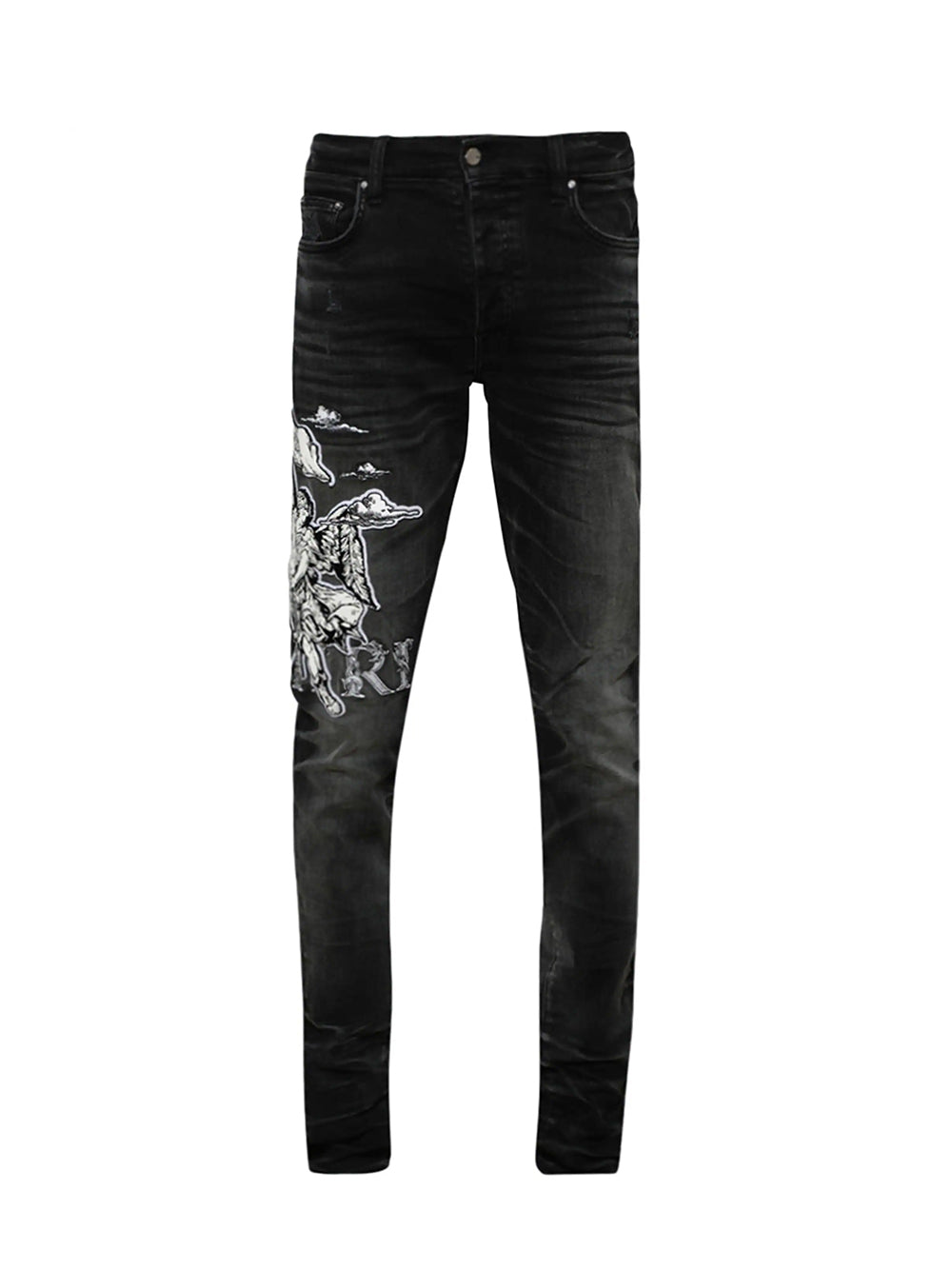 Angel Slim-Fit Jeans (Faded Black)