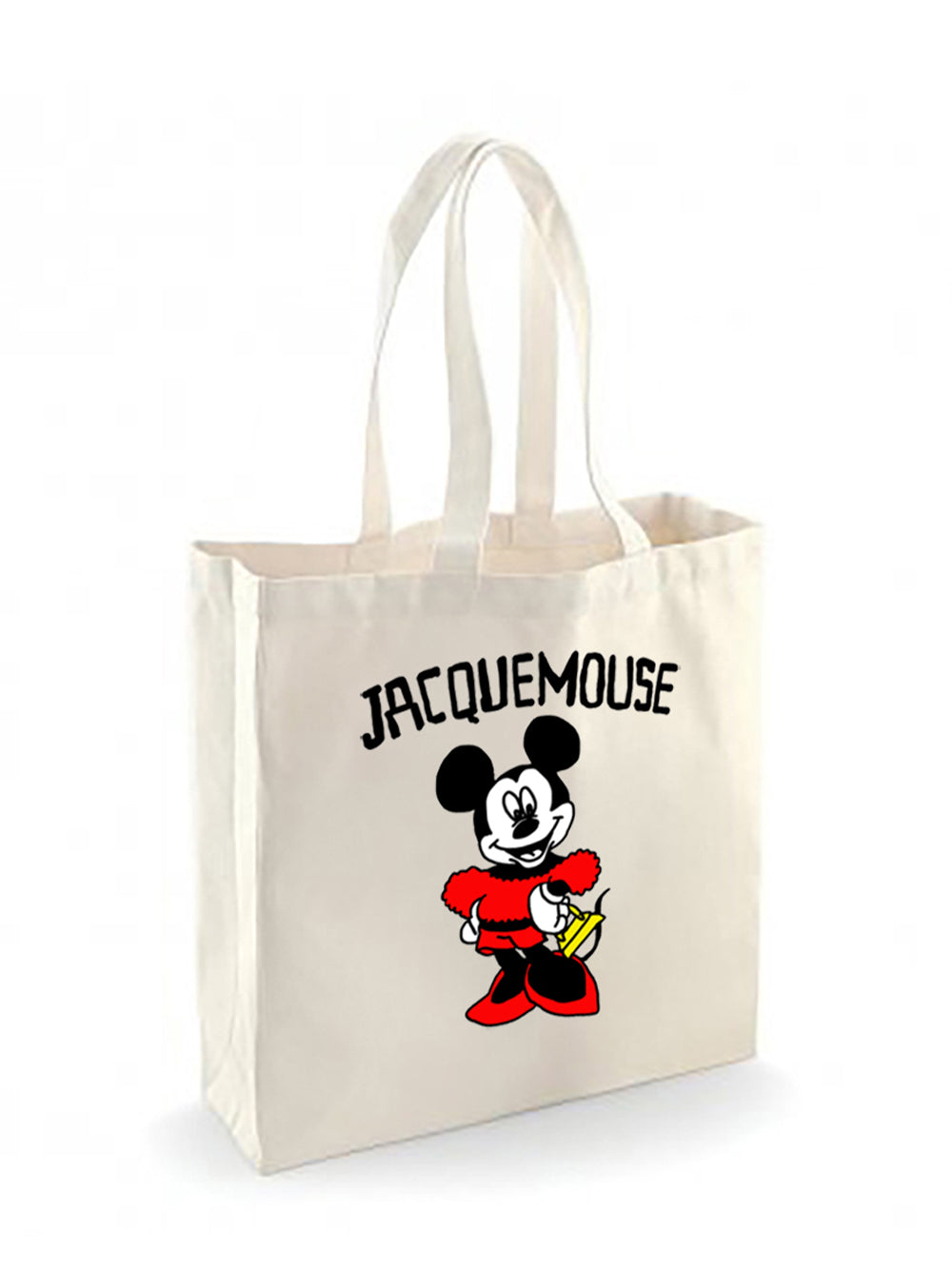 Jacquemouse Canvas Tote Bag (Natural)