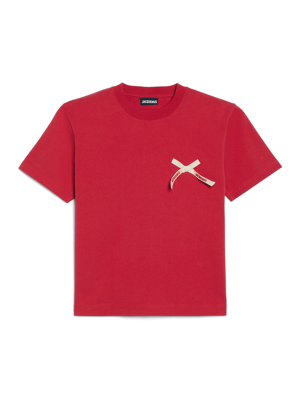 Jacquemus-LeTshirtNoeud-Red-1