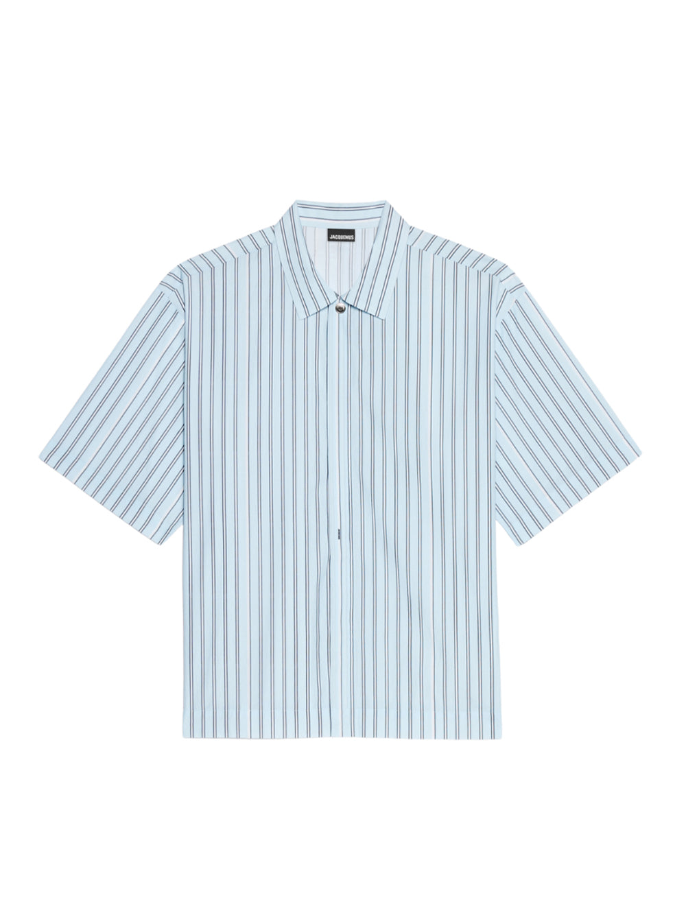 La Chemise Manches Courte (Print Blue Stripe)