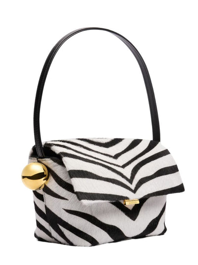 Le Rond Carre (Black And White Zebra)