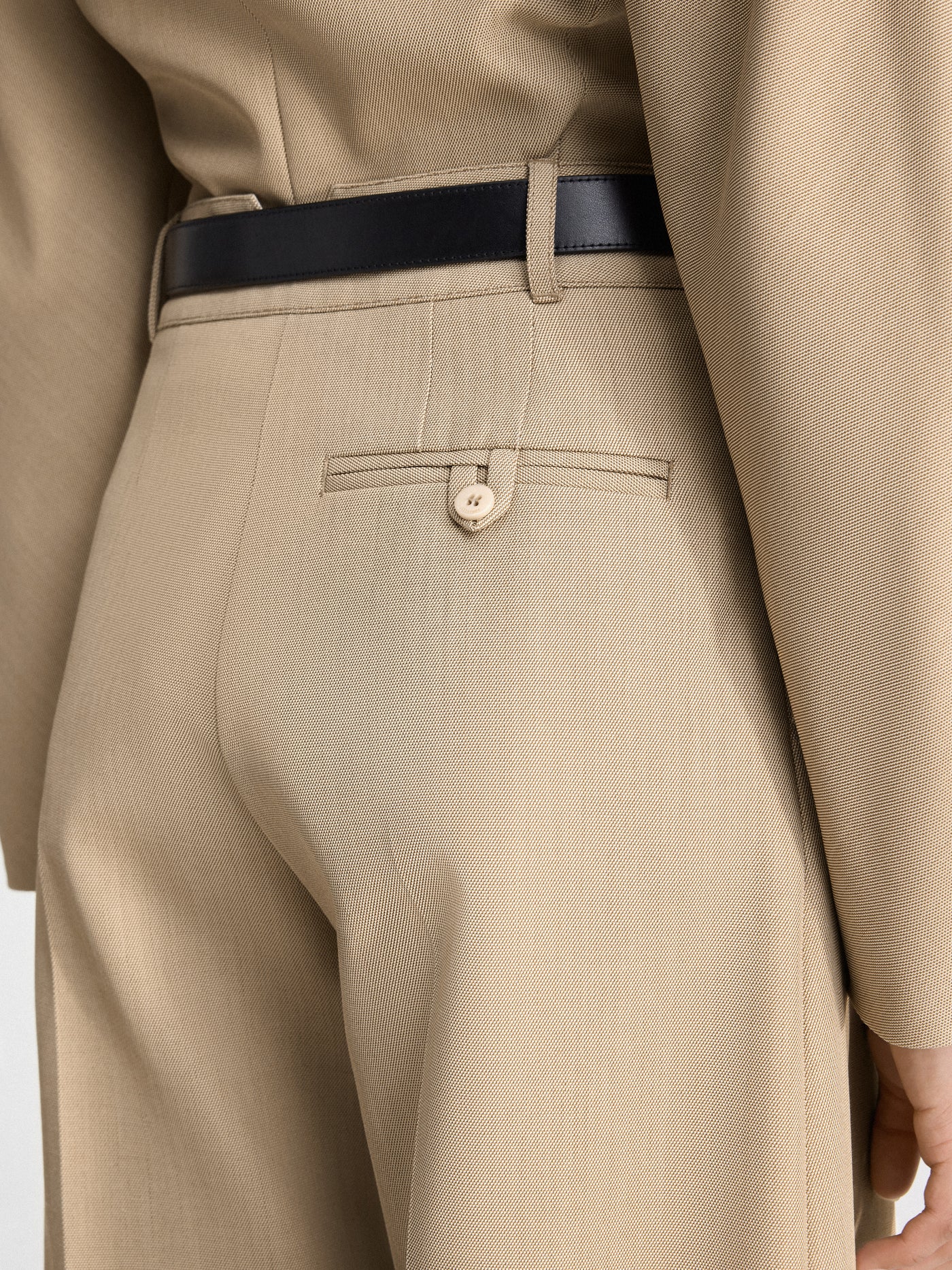 Le Pantalon Ovalo (Beige)