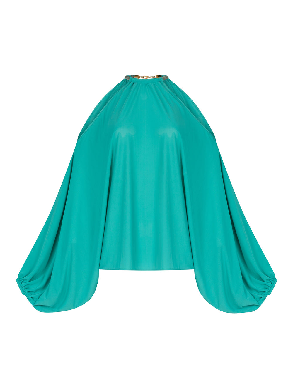 Janina Blouse (Aqua)