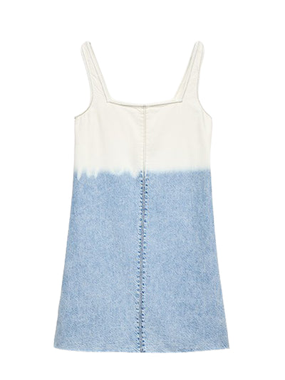 Jayde Denim Dress (Bleach Stripe)