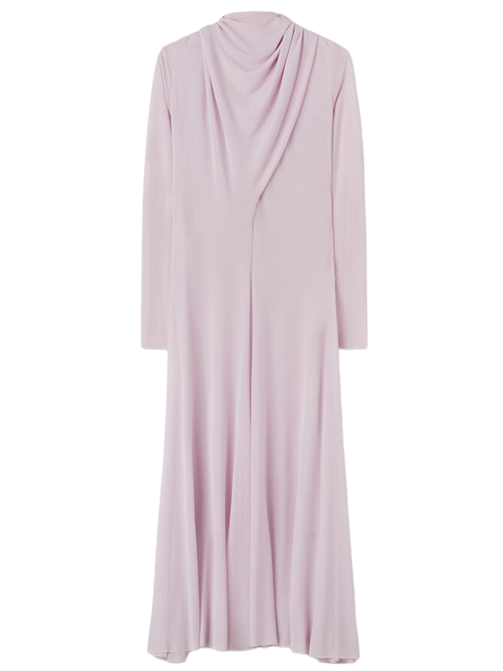 Jil-Sander-Mid-Length-Long-Sleeved-Dress-Pastel-Purple-1