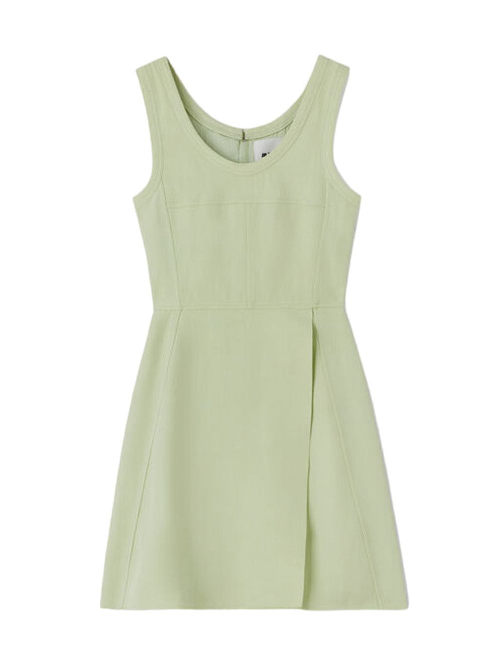       JilSander-SleevelessShortTankDress_PastelGreen-01