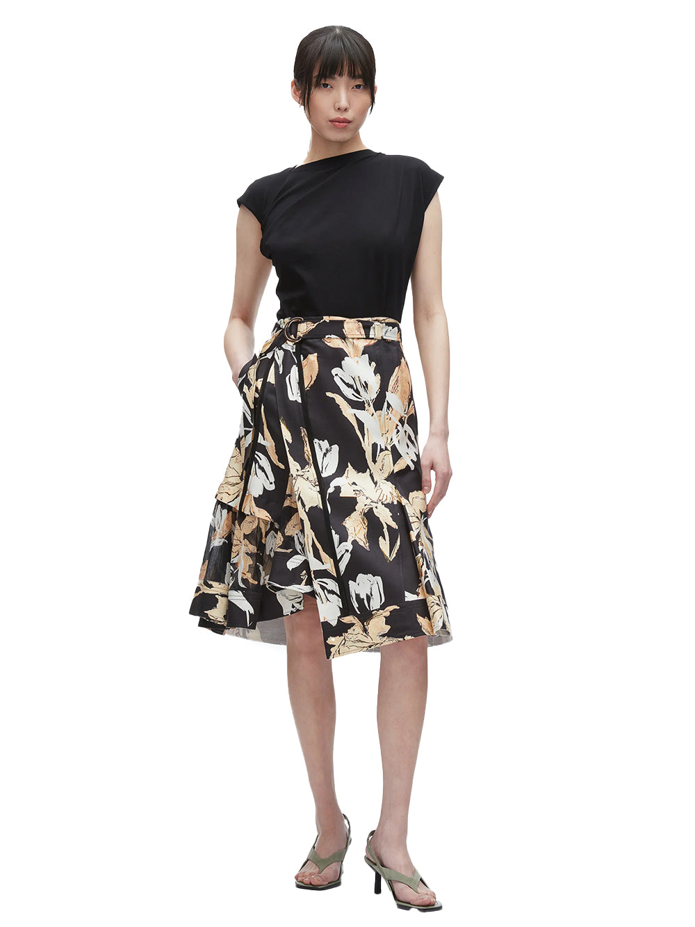 Joyful Tulip Cargo Skirt (Midnight Multi)