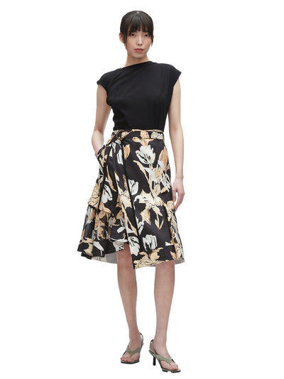Joyful Tulip Cargo Skirt (Midnight Multi)